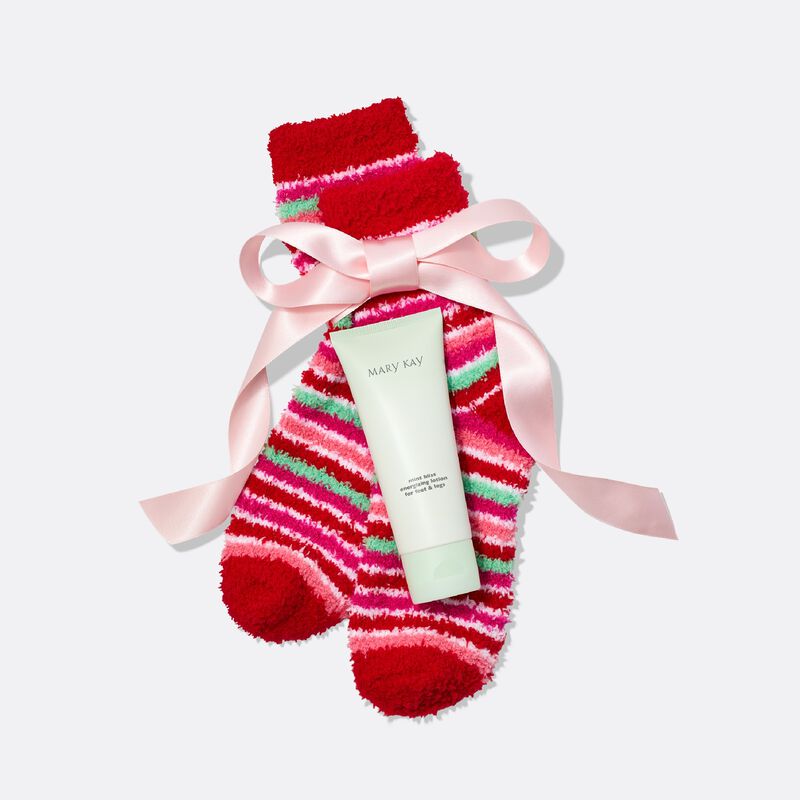 LimitedEdition Mint Bliss Lotion  FREE Gift With Purchase Fuzzy Socks